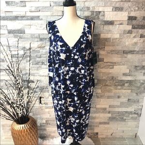 NWT Ralph Lauren Blue V-neck Dress size 3X